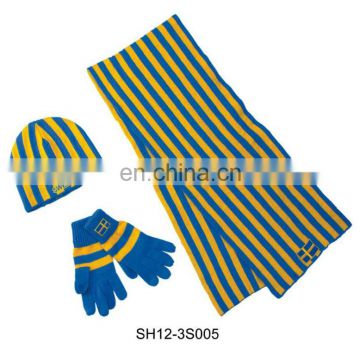 Hat-scarf-gloves suit( SH12-3S002)