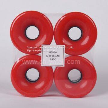 pu wheels for skate board 65*36  Custom size pu pulley for skate board