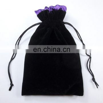 Various colors satin lined velvet pouches/velvet dice bag