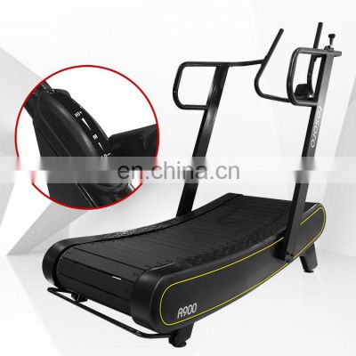 eco-friendly self-powered gym fitness equipment low noise  new brand name high-quality Curved treadmill & air runner machine