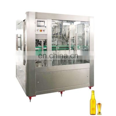 Automatic Glass Bottle micro brewery small scale Beer Bottling machine Equipment Filling Line