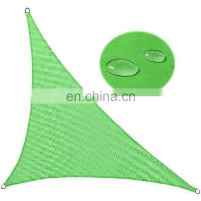 Heavy Duty Portable Hdpe Polyester Waterproof Triangle Sun Shade Sail Canopy Customized for Patio Garden Outdoor Facility