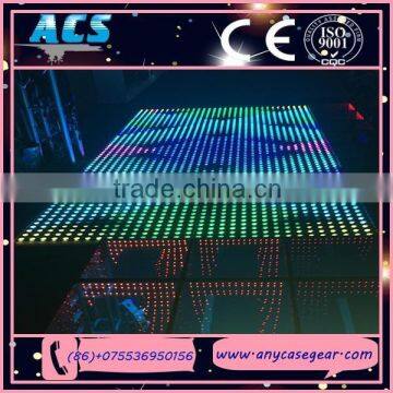 High Brightness Waterproof DIY Effect Colorful Digital Led Dance floor for sale