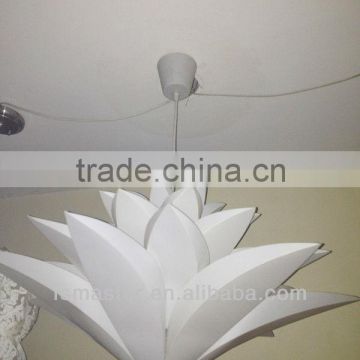 40w acrynic floral pendant light pp material pendant in petal featured shape lamp for home /restaurant