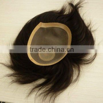 toupee for hair lose,for men' hair replacement 100% virgin remy