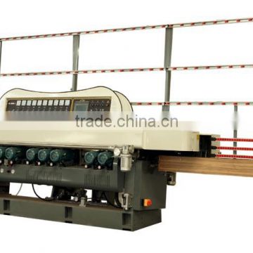 glass beveling machine china manufacturer with 9 wheels