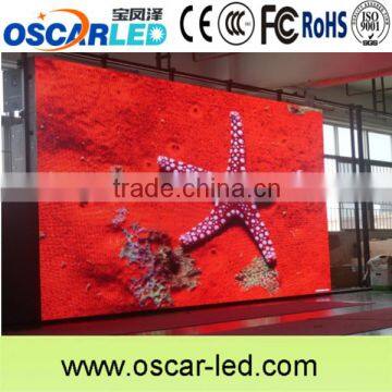 Mobile digital media trailer Easy installing Slim Frame xxx video paly die-casting rental led display