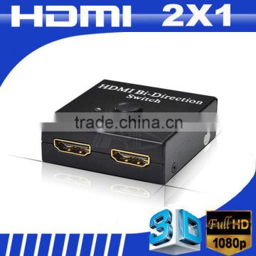HDMI switcher 2x1 HDMI splitter 1x2