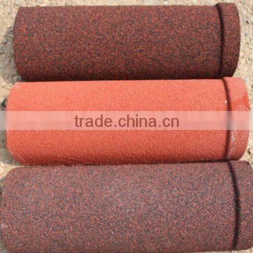 circular hip stone coated metal roofing tiles