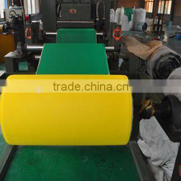 High friction transmission flat belt roll