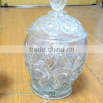 hot sale high quality clear glass vases with lids                        
                                                                                Supplier's Choice