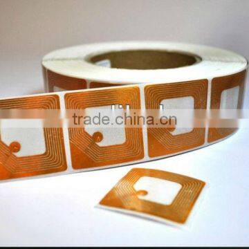 Factory direct transparent sale eas soft label 40*40 rf soft label tag for clothing shop