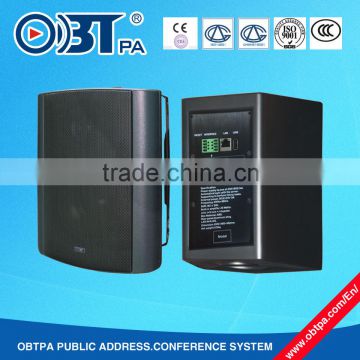 OBT-9806 Wall Mounted Speaker With IP Network Cable, Wireless Wall Mounted Speaker System