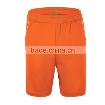 custom cheap good sale orange sport shorts