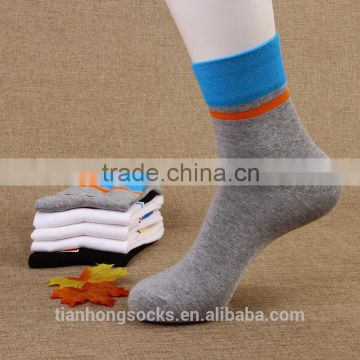 Men tube cotton socks business socks in zhuji