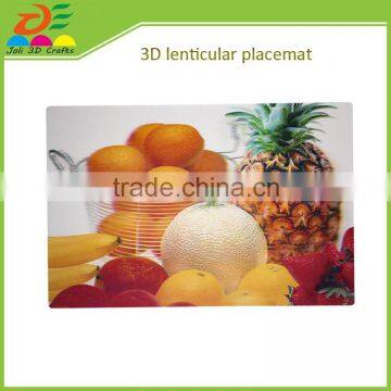 disposable Kitchen essential lenticular 3D placemats