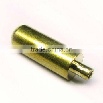 CNC metal precision part Brass plate brass tube brass nuts brass rods with gold-plated