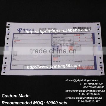 Personalized goods consignment note printing