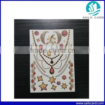 Lovely Customized Colorful Tattoo Sticker for Girls