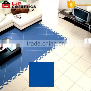 new arrival made in China 32x32 marble look blue polished porcelain floor tile