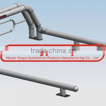 High quality 3" Stainless Steel single row Roll Bar with light and elliptical cirle for Toyota Tundra (2 door)2007-2012