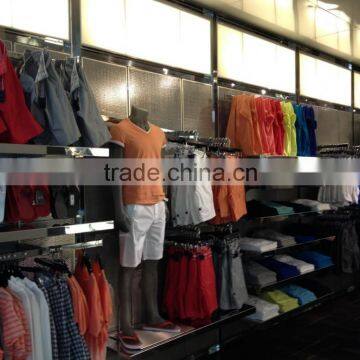 metal men clothing and shoes display fixtures