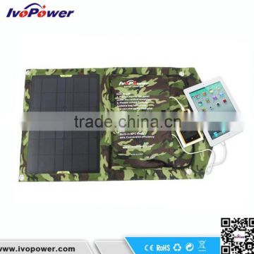 Alibaba Wholesale OEM 15W Portable Solar Panel Cell Phone /Car Charger