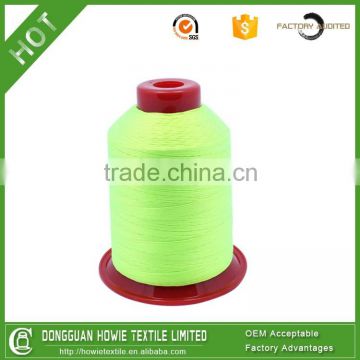 Raw white high tenacity wholesale polyester sewing thread