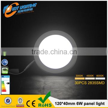 Surface mounted AC85-265V 6W12w18w24w36w ceiling lamp led round panel lights