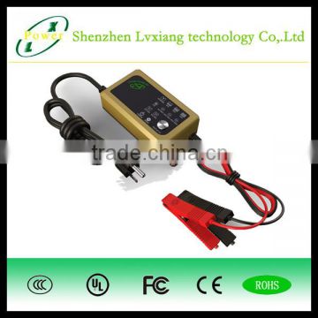 6V 12V 2A 4A 6A Portable lead acid battery charger 220V-240V charger for home use