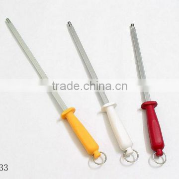 A lot of color PP handle knife sharpeners for big sale