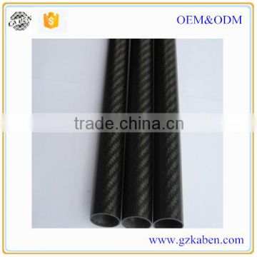 3k twill matte CNC 100% carbon fiber tube 12*8*450mm seamless carbon steel pipe