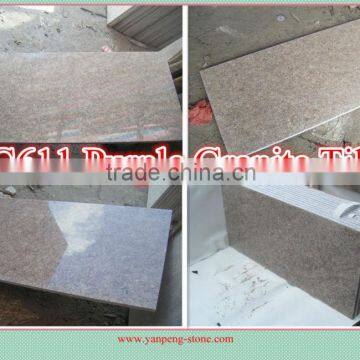 G611 purple granite tile