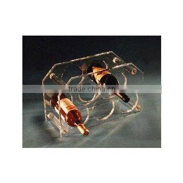 lucite wine display rack (AD-A-0050)