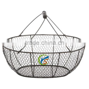 Baguette Oval Carry Wire Basket