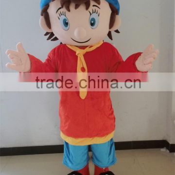 Little boy noddy mascot costume/stock mascot costume for adult!!