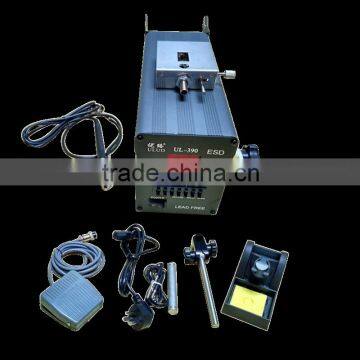 UL-390 soldering station with automatic solder feeder