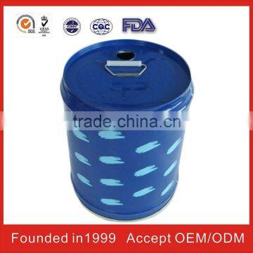 500ML konwah round tin box with chemical fluid for sale