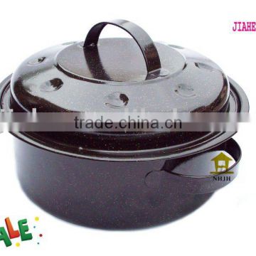 enamel round roasting pan