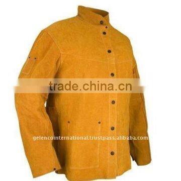 Leather Welding Safety Working Jacket
