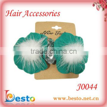 J0044 Europea model girl feather beautiful hair accessories