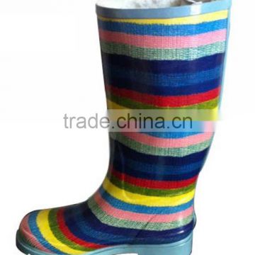 women's colorful non-slip rain boots wellies