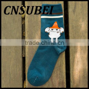 The new style autumn and winter cute cartoon Baymax cotton men socks
