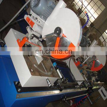 Double mitre saw for pvc windows,  pvc profile double head cutting machine