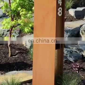 China convenience store curbside modern metal letter box for barton