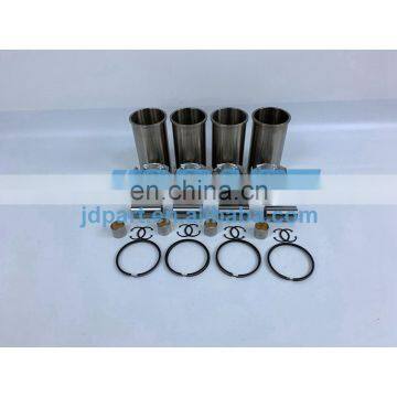 4LE2 Liner Kit With Cylinder Piston Rings Liner For Isuzu