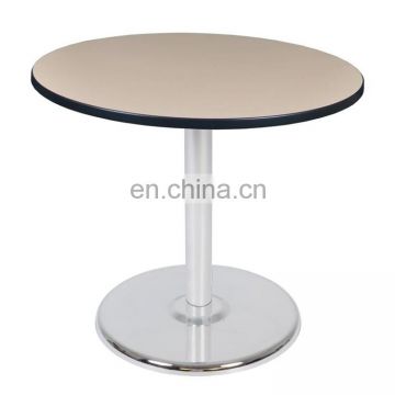 High quality simple small tempered glass top dining table glass top