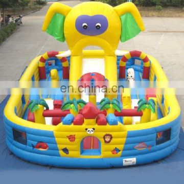 Blast zone pirate bay inflatable combo water park amusement parks for sale
