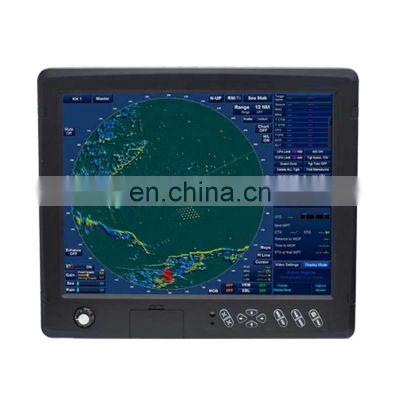 Marine electronics navigation communication HM-2615 15 inch screen GPS radar sonar echo sounder fish finder monitor LCD display