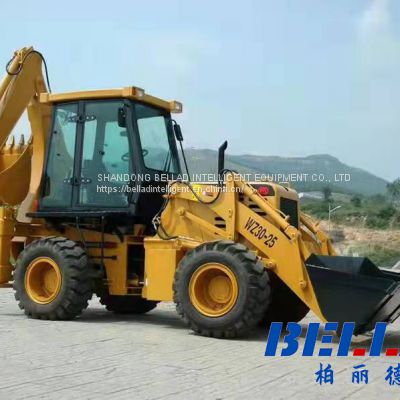 China Earth-moving Machine Backhoe Loader with Outrigger and Sideshift on Sale